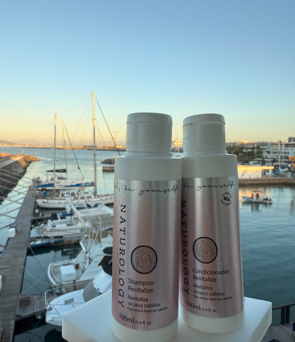 Kit Viagem Naturology Revitalize — Shampoo + Condicionador 100ml