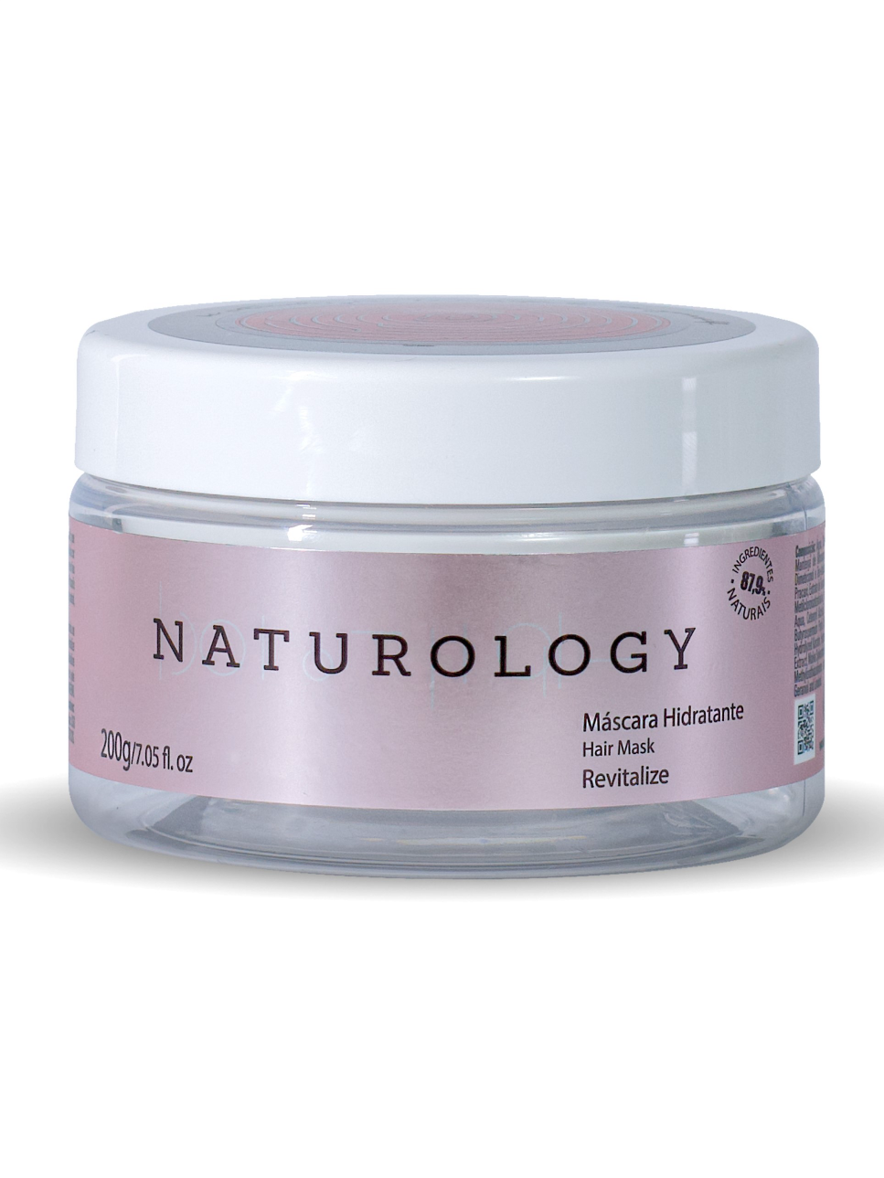 Máscara Revitalize Naturology 200g — Tratamento Intensivo Capilar