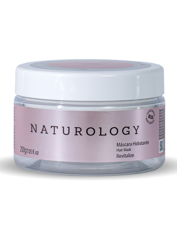 Máscara Revitalize Naturology 200g — Tratamento Intensivo Capilar