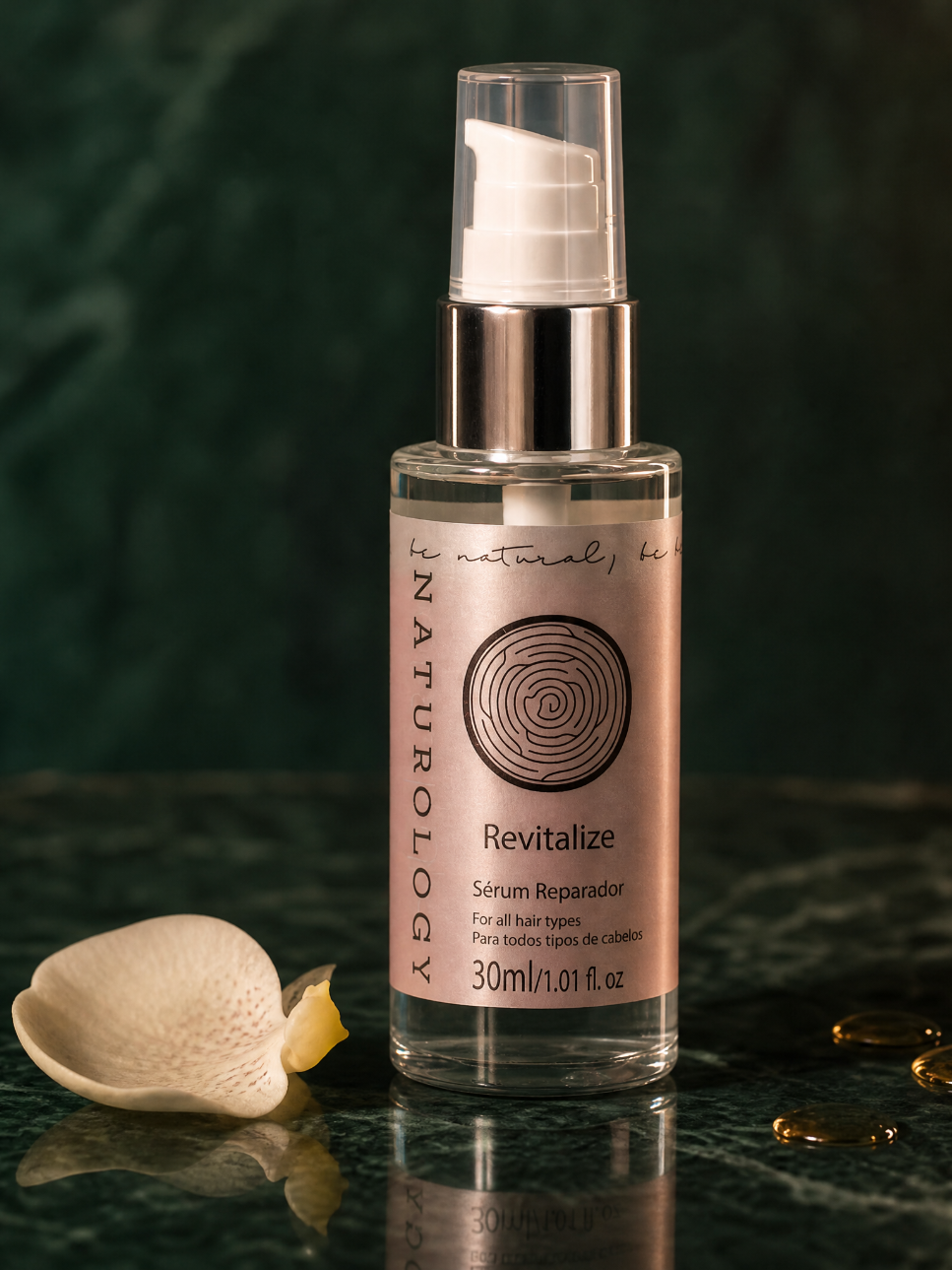Sérum Reparador Revitalize Naturology 30ml — Finalização e Brilho