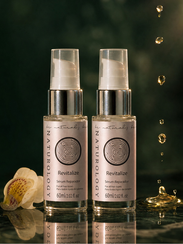 Kit 2 Séruns Revitalize Naturology 60ml — Tratamento Intensivo Capilar