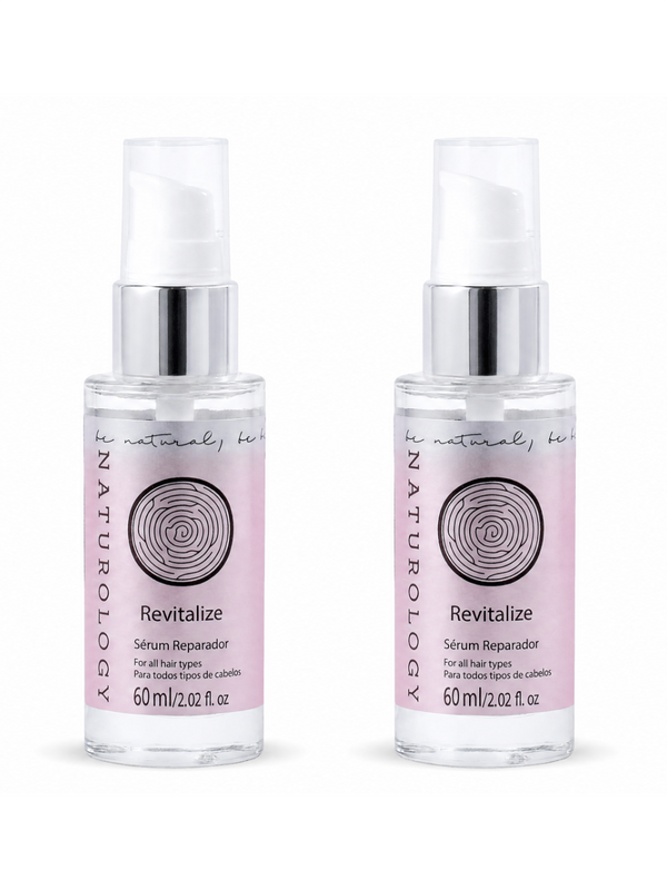 Kit 2 Séruns Revitalize Naturology 60ml — Tratamento Intensivo Capilar